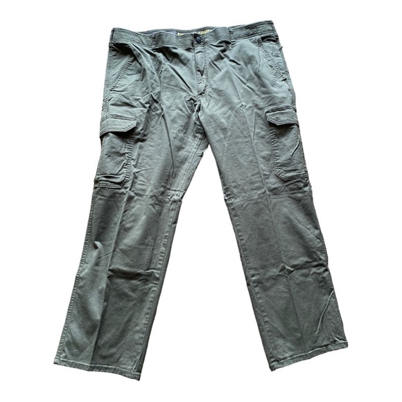 LEE EXTREME COMFORT STRAIGHT FIT PANTS W/ZIP CARGO MEN’S 42X30 STRETCH FABRIC - Picture 1 of 9
